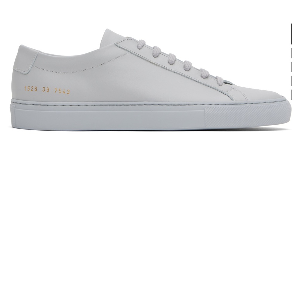 COMMON PROJECTS Gray Original Achilles Low Sneakers